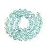Crackle Transparent Glass Beads Strands GLAA-N068-04A-04-2