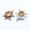 Natural Tiger Eye Pendant G-G759-B11-2