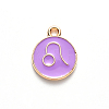 Alloy Enamel Pendants LS-ENAM-S124-01A-01G-2