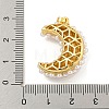 Rack Plating Brass & ABS Plastic Imitation Pearl Pendants KK-N255-03D-G-RS-3
