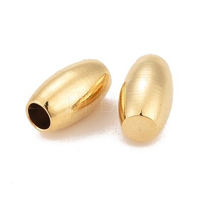 Rack Plating Eco-friendly Brass Beads KK-D075-34G-RS-1