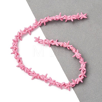 Synthetic Turquoise Dyed Beads Strands G-B184-C03-02-1