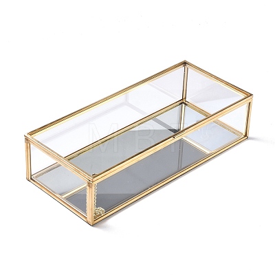 Rectangle Transparent Glass Jewellery Chest CON-I010-01G-1