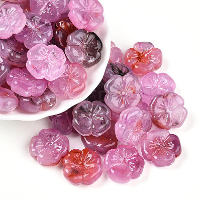 Transparent Acrylic Beads X1-TACR-T028-40D-1