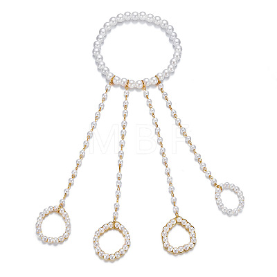 Imitation Pearl Slave Bracelets WGC5E35-01-1