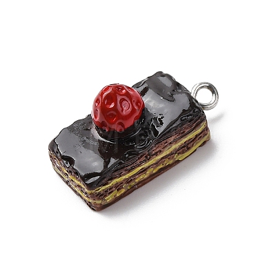 Opaque Resin Pendants RESI-A050-02-1
