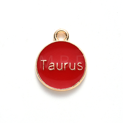 Alloy Enamel Pendants ENAM-S124-01A-07C-1