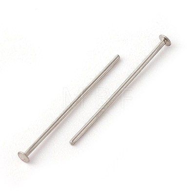 304 Stainless Steel Flat Head Pins STAS-G185-07P-0.5x14mm-1