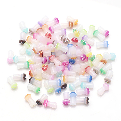100Pcs Opaque Glass Beads GLAA-CJ0002-01-1