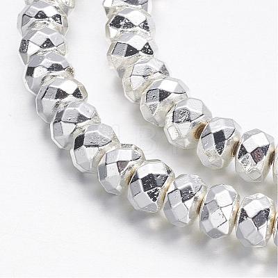 Non-magnetic Synthetic Hematite Beads Strands G-P218-29-M-1