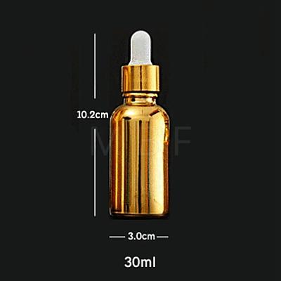 Empty Portable Glass Dropper Bottles LS-MRMJ-WH0072-24B-1