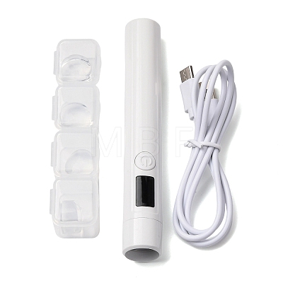 Plastic Rechargeable 4-in-1 Nail Art Pen Kit MRMJ-P020-01-1