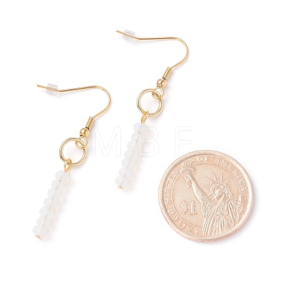 Opalite Beads Dangle Earrings EJEW-JE04709-03-1