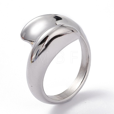 Unisex 304 Stainless Steel Finger Rings RJEW-K233-09B-P-1