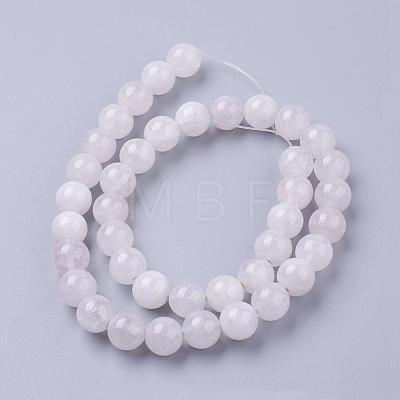 Natural Rose Quartz Beads Strands G-E408-01-1