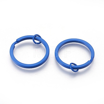 Spray Painted Iron Split Key Rings IFIN-L038-11-FF-1