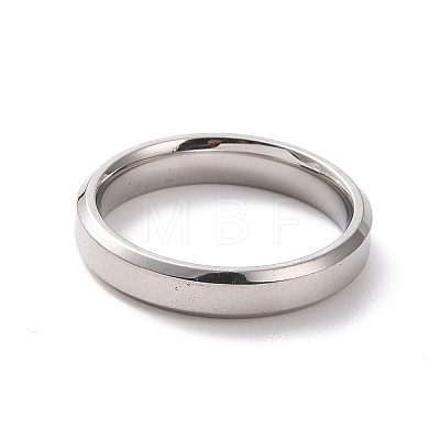 201 Stainless Steel Plain Band Ring for Women RJEW-I089-47P-1