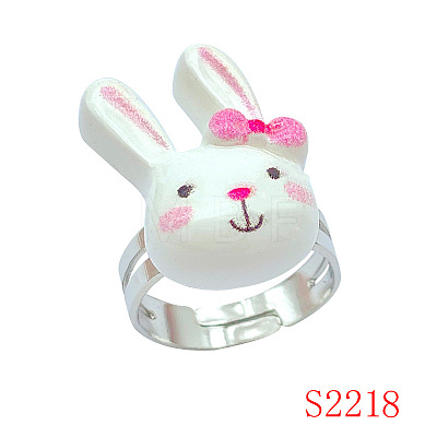 Easter Resin with Iron Finger Rings for Girl FS-WG45AD0-11-1