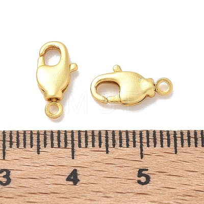Brass Swivel Lobster Claw Clasps KK-E796-02A-G-1
