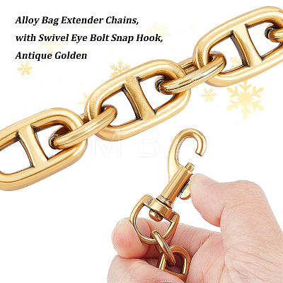 Alloy Bag Extender Chains DIY-WH0304-427AG-1