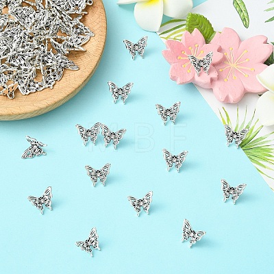 100Pcs Tibetan Style Alloy Pendants FIND-YW0009-47-1