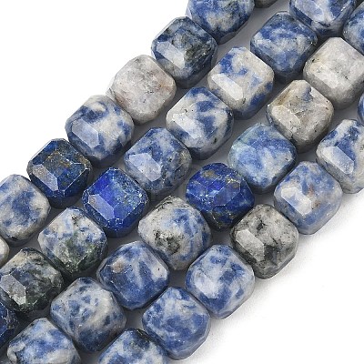 Natural Blue Spot Jasper Beads Strands G-C267-A20-1
