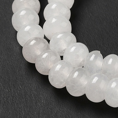 Natural White Jade Beads Strands G-D481-17B-1