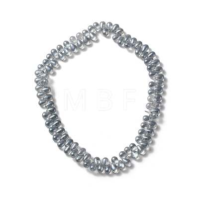 Electroplate Glass Beads GLAA-WH0023-29A-1