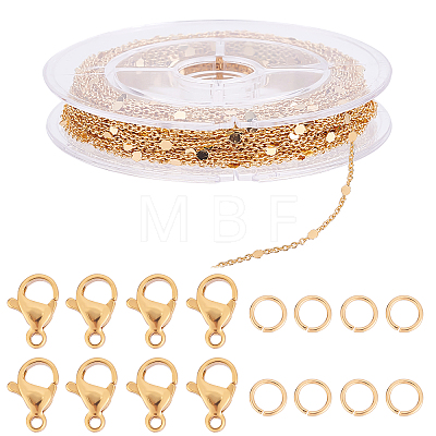 DIY Chain Bracelet Necklace Making Kits DIY-BBC0001-09-1