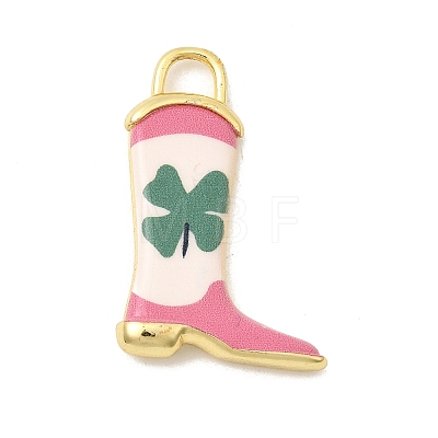 Printed Brass Pendants KK-K274-06G-15-1