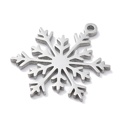 Christmas Theme Anti-Tarnish 304 Stainless Steel Pendants STAS-R003-04P-05-1