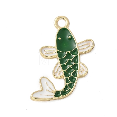 Alloy Enamel Pendants ENAM-A009-01G-02-1