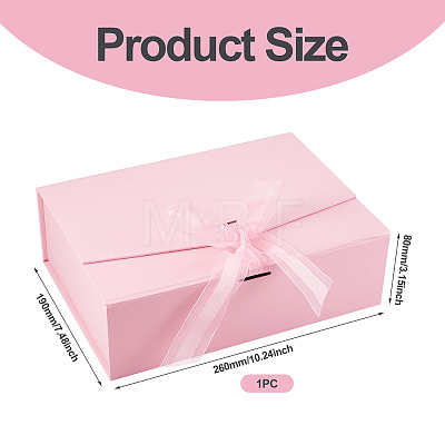 Rectangle Foldable Paper Gift Storage Boxes AJEW-TAC0035-07C-1