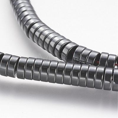 Non-magnetic Synthetic Hematite Beads Strands G-P218-19-03-1