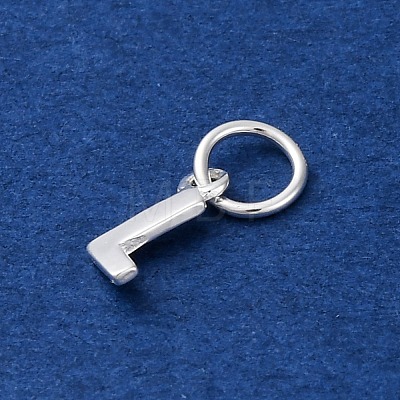 925 Sterling Silver Letter Charms LS-STER-C012-01S-L-1