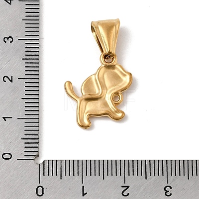Animal Theme 304 Stainless Steel Pendants STAS-B167-27C-G-1