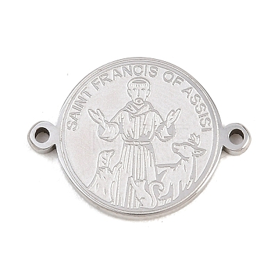 Religion 304 Stainless Steel Connector Charms STAS-I368-03P-02-1