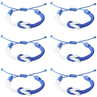 6Pcs Waxed Polyester Cord Bracelets BJEW-YW00018-02-1