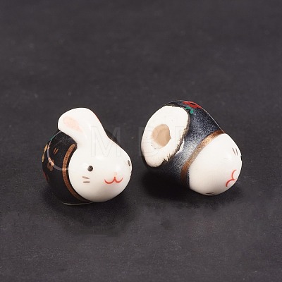 Handmade Porcelain Beads PORC-D018-02A-1