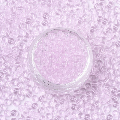 Transparent Glass Beads SEED-S040-09A-10-1