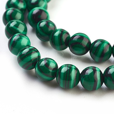 Synthetic Malachite Beads Strands TURQ-N006-23-1