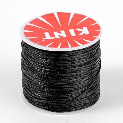 Round Waxed Polyester Cords YC-K002-0.6mm-20-1