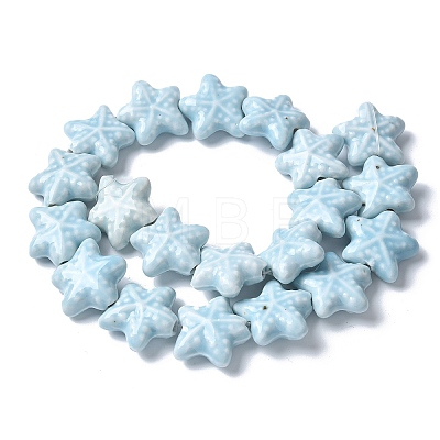 Ocean Series Handmade Porcelain Beads PORC-R002-05-09-1