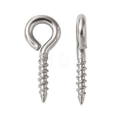 Tarnish Resistant 304 Stainless Steel Screw Eye Pin Peg Bails STAS-L234-165A-P-1