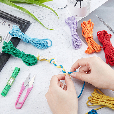 DIY Rainbow Knitting Crochet Tapestry Kit DIY-WH0257-11-1