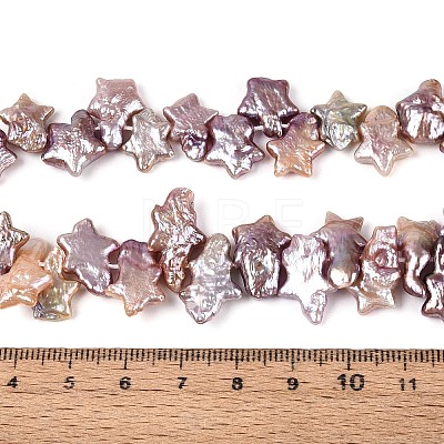 Natural Baroque Keshi Pearl Beads Strands PEAR-S020-Z04-03B-1