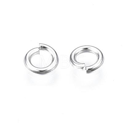 Platinum Plated Brass Round Jump Rings Jewelry Findings Accessories X-JRC5mm-NF-1