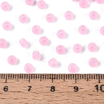 6/0 Transparent Inside Colours Glass Seed Beads SEED-N008-08P-1