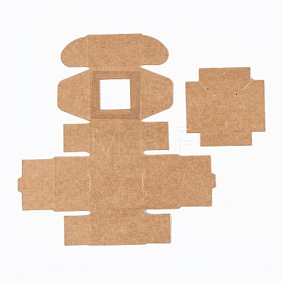 Rectangle Foldable Creative Kraft Paper Gift Box CON-B002-04D-02-1
