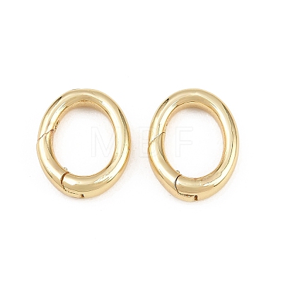 Brass Spring Gate Rings KK-H292-58C-G-1